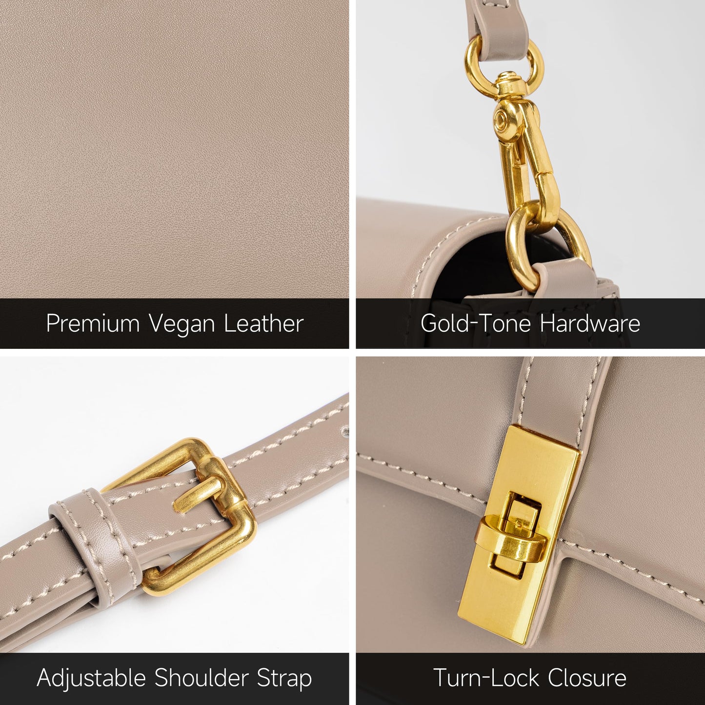 Joryin Shoulder Bag Flap Crossbody Bag for Women Hobo Handbag Clutch Underarm Bag Tote Bag