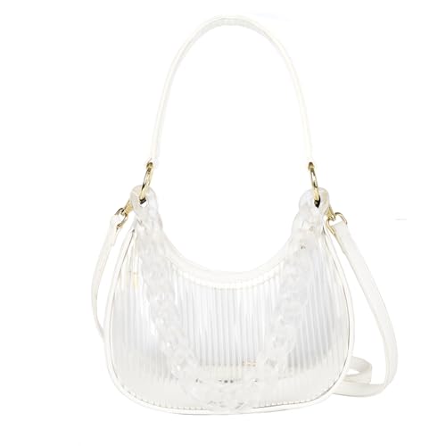 Joryin Clear Bag Stadium Approved Clear Purse for Women CrossBody Handbag Shoulder Bag Zipper Hobo Bag Purse