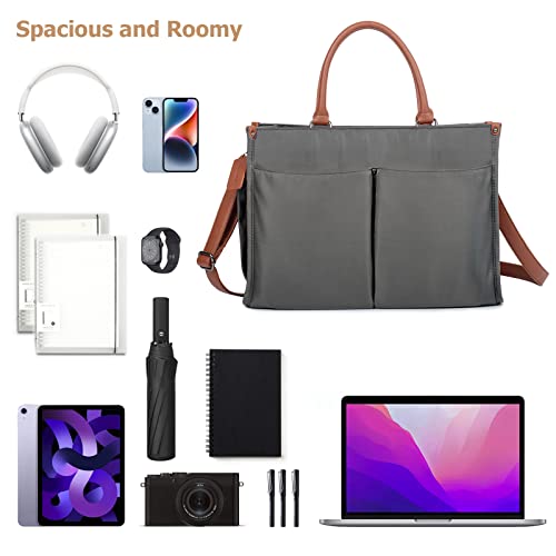 Joryin Women's Laptop Tote Bag for Work, Nylon Tote Bags for Women, Nurses, Teachers, Students